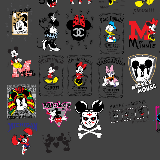Pack Digital +50 Diseños Mickey