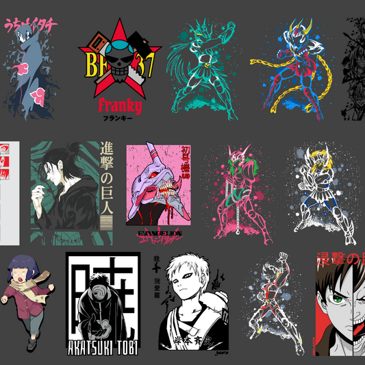 Pack Digital +150 Diseños Anime